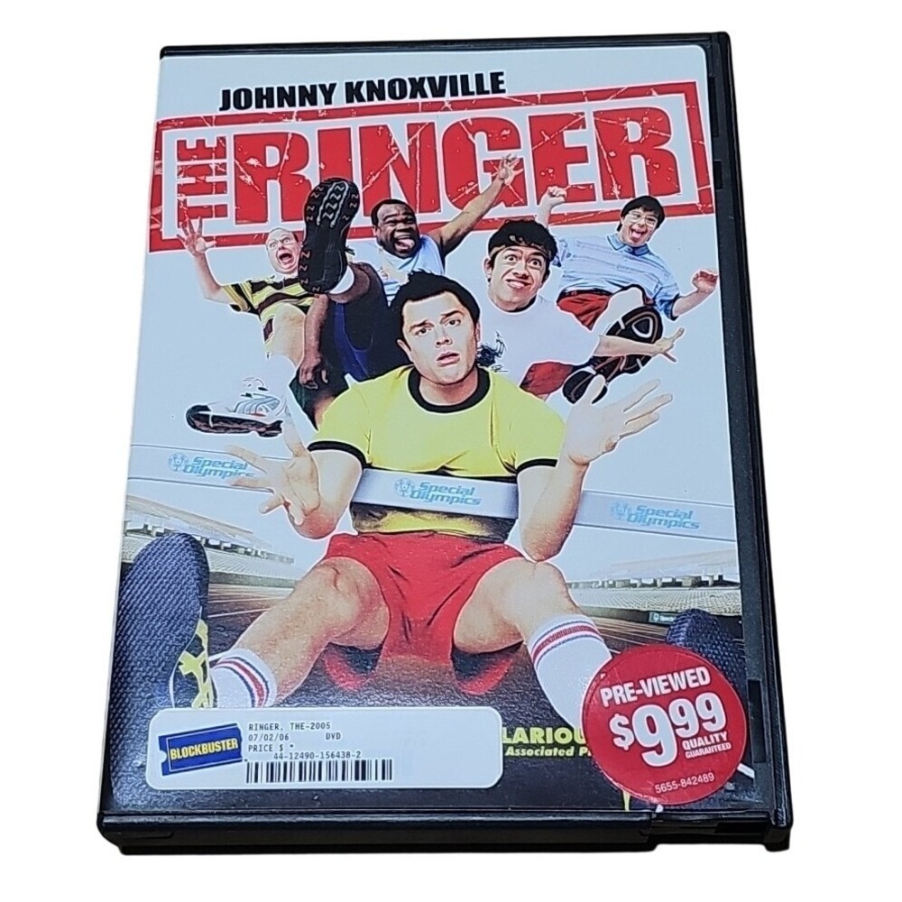 The Ringer Johnny Knoxville DVD 2006 Comedy Movie‎ Farrelly Brothers Widescreen